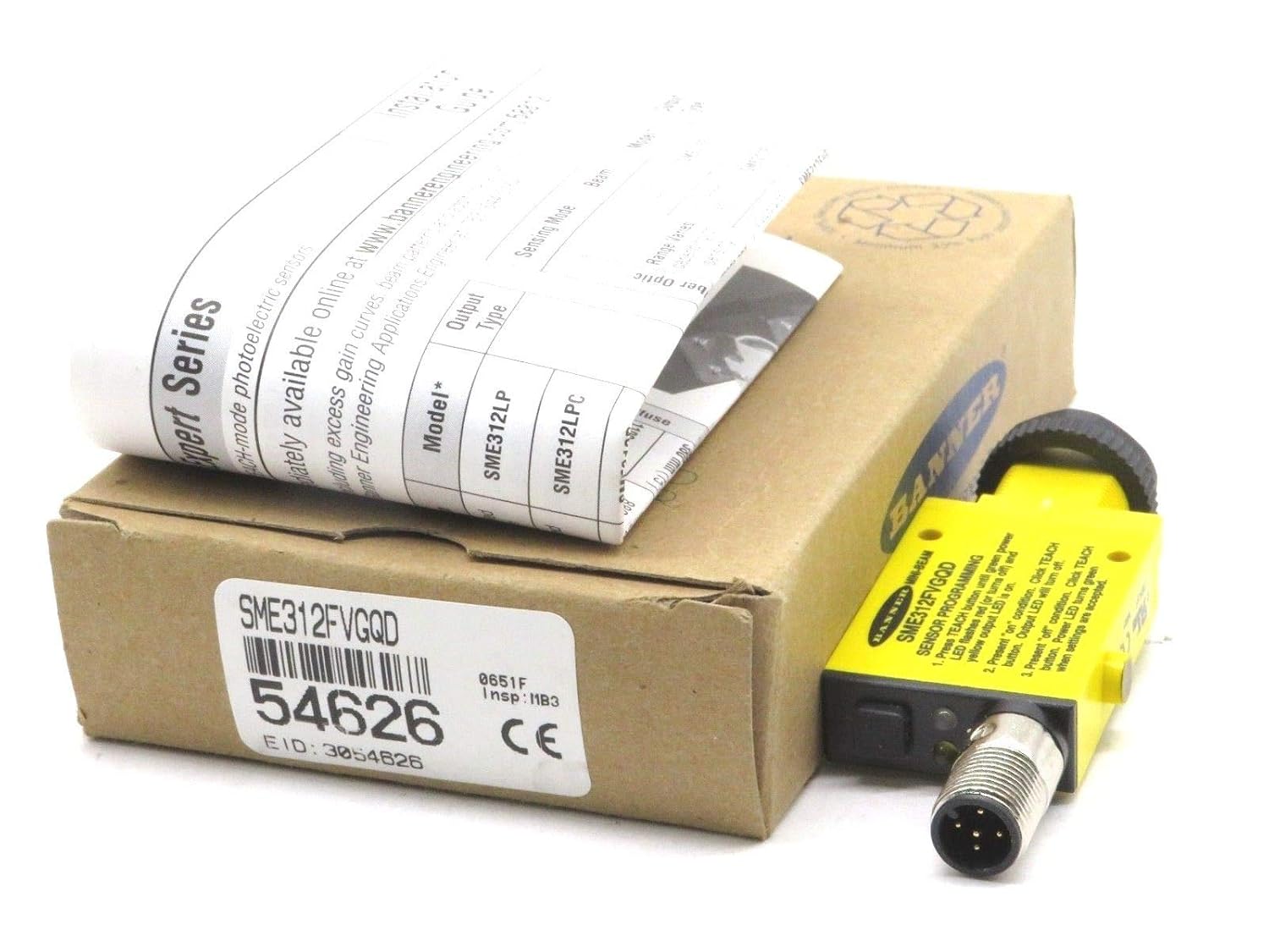 New Banner Engineering Sme312fvgqd Mini Beam Sensor Amazon Com
