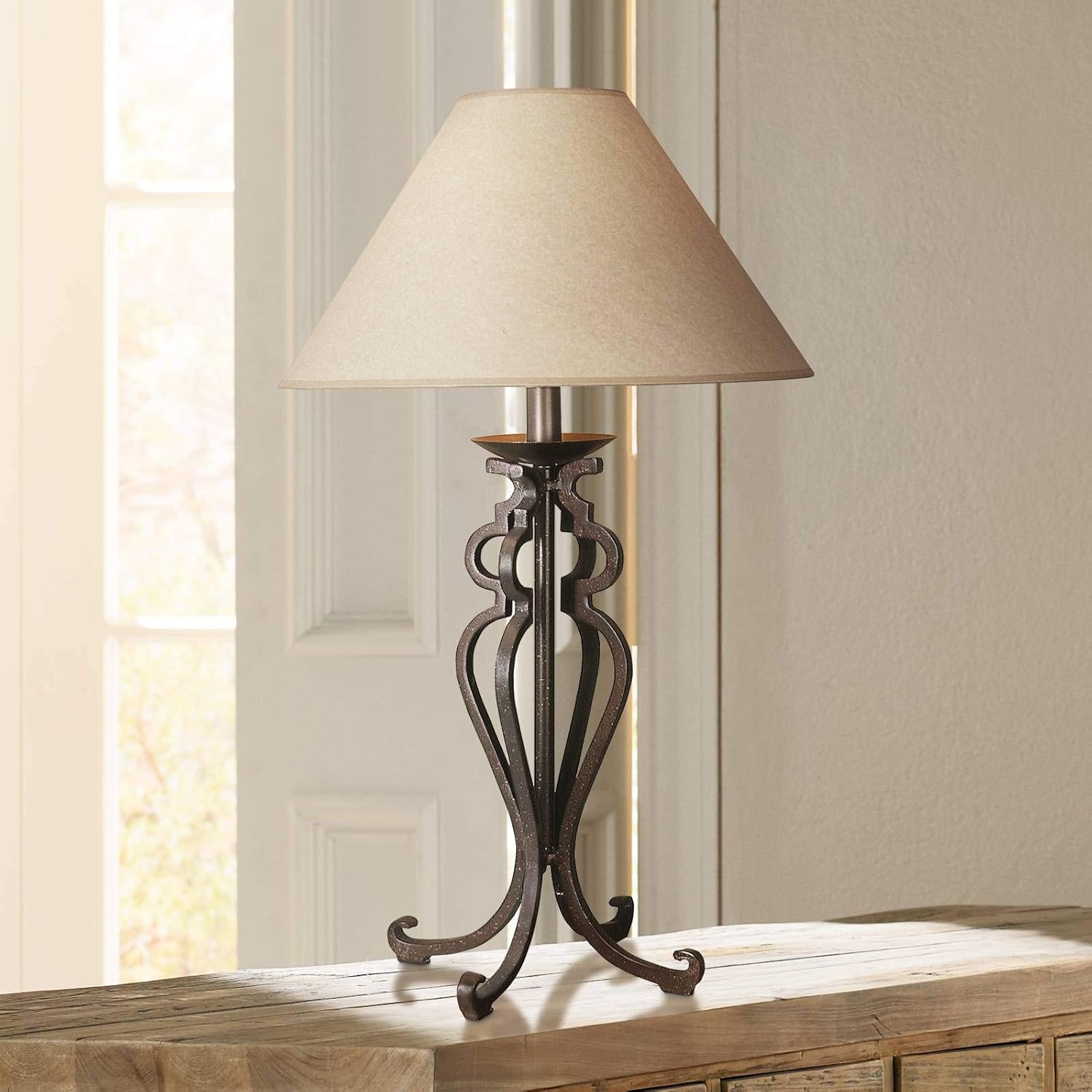 Best living room table lamp rustic