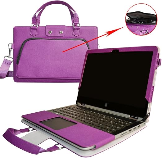 Pavilion x360 13 Case,2 in 1 Accurately Designed Protective PU Leather