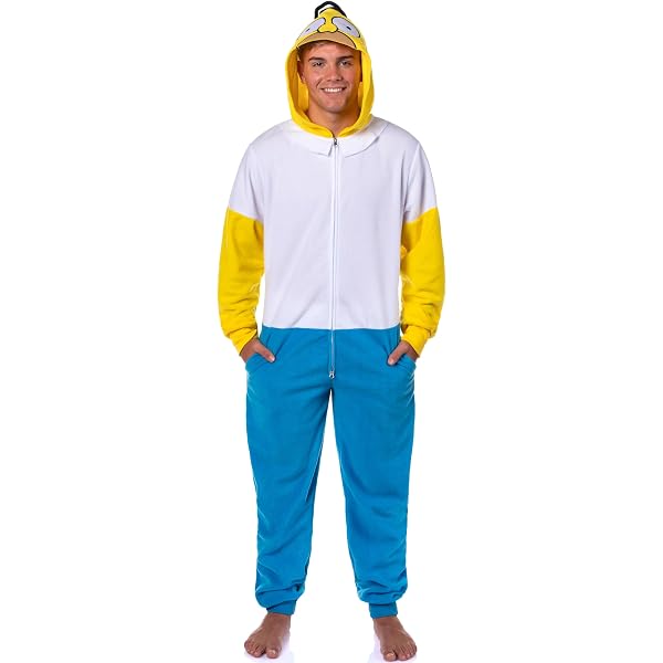 IOONCHI Masque Latex Homer Simpson Adulte - Accessoire Halloween Effrayant Et Fun Pour Fête Déguisée