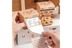 Capybara Pull-Out Sticky Note Pad - 256 Sheets Self-Adhesive Reminder Notes for Daily, Office & Personal Use