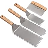 Stainless Steel Metal Spatula Set - Teppaniyaki