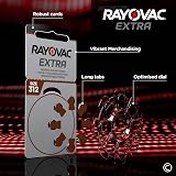 UDivita 80 Rayovac Size 312 Hearing Aid Batteries 10x8 Pack Brown PR41 view 5