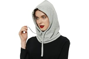 NIULAFR Faraday Protection Hat, RF Shielding Hat for WiFi Protection, Covering Neck, Head, Gray