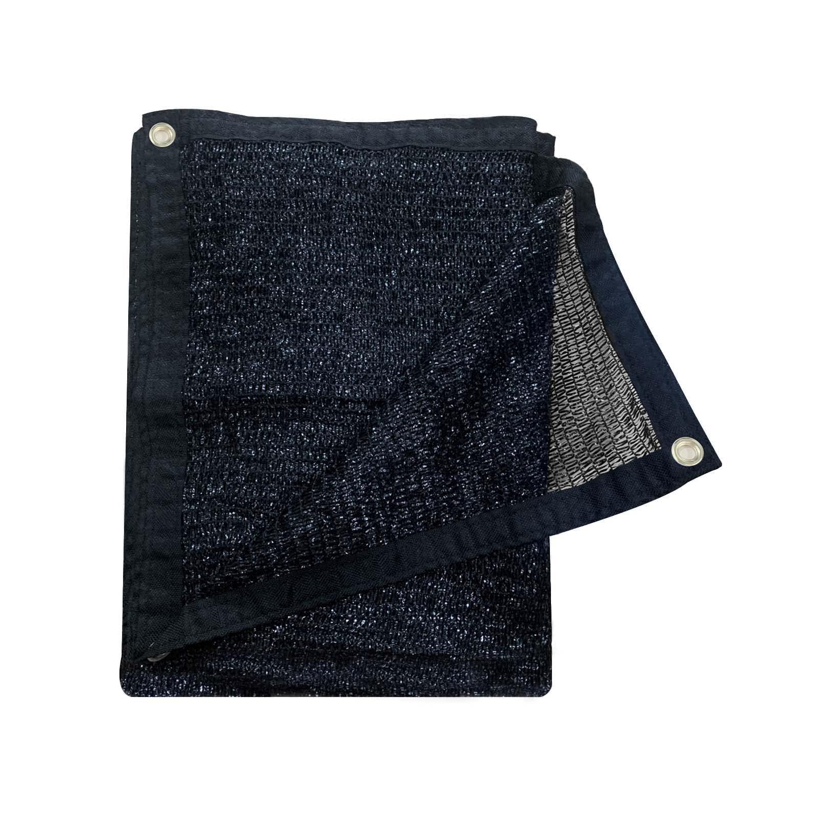 Cool Area 55% Sun Shade Cloth Mesh Tarp with Grommets for Plant Cover 12x20ft Patio Canopy Garden Pergola Greenhouse Car Barn Kennel Black Image
