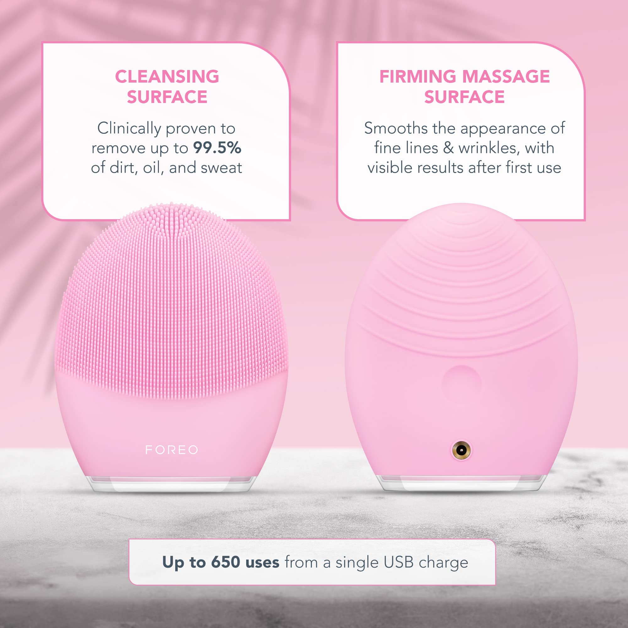 FOREO LUNA 3 Facial Cleansing Brush | Normal Skin | Anti Aging Face Massager | Enhances Absorption of Facial Skin Care Products | For Clean & Healthy Care | Simple & Easy | Waterproof