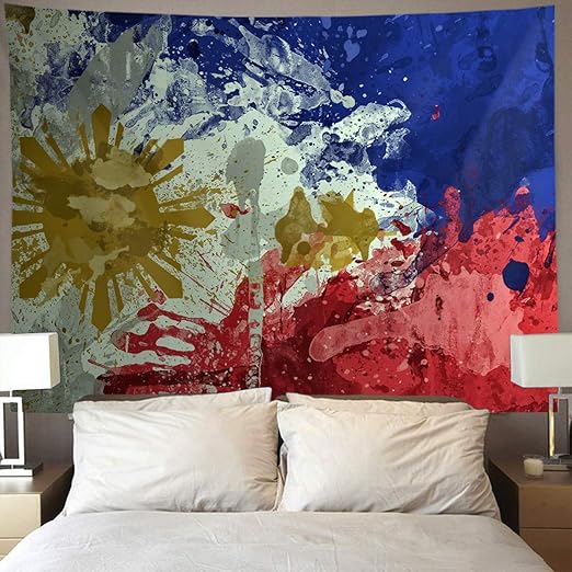 Téléchargement gratuit Images Pop Mkyth Tapisserie Murale A Suspendre Drapeau Des Philippines dernière salutations