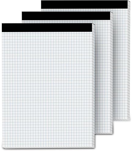 Amazon.com : TOPS Docket Quadrille Pad, Wire Bound, 8-1/2 x 11-3/4