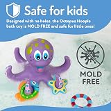 Nuby Octopus Floating Bath Toy Sensory Development 3 Rings Included view 3