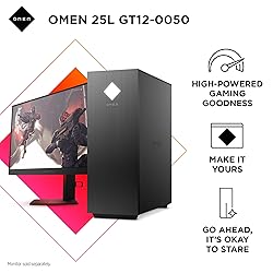 OMEN 25L Gaming Desktop PC, AMD Radeon RX 5700, AMD