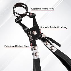 Toolwiz 4 Pcs Hose Clamp Pliers, Spring Coolant