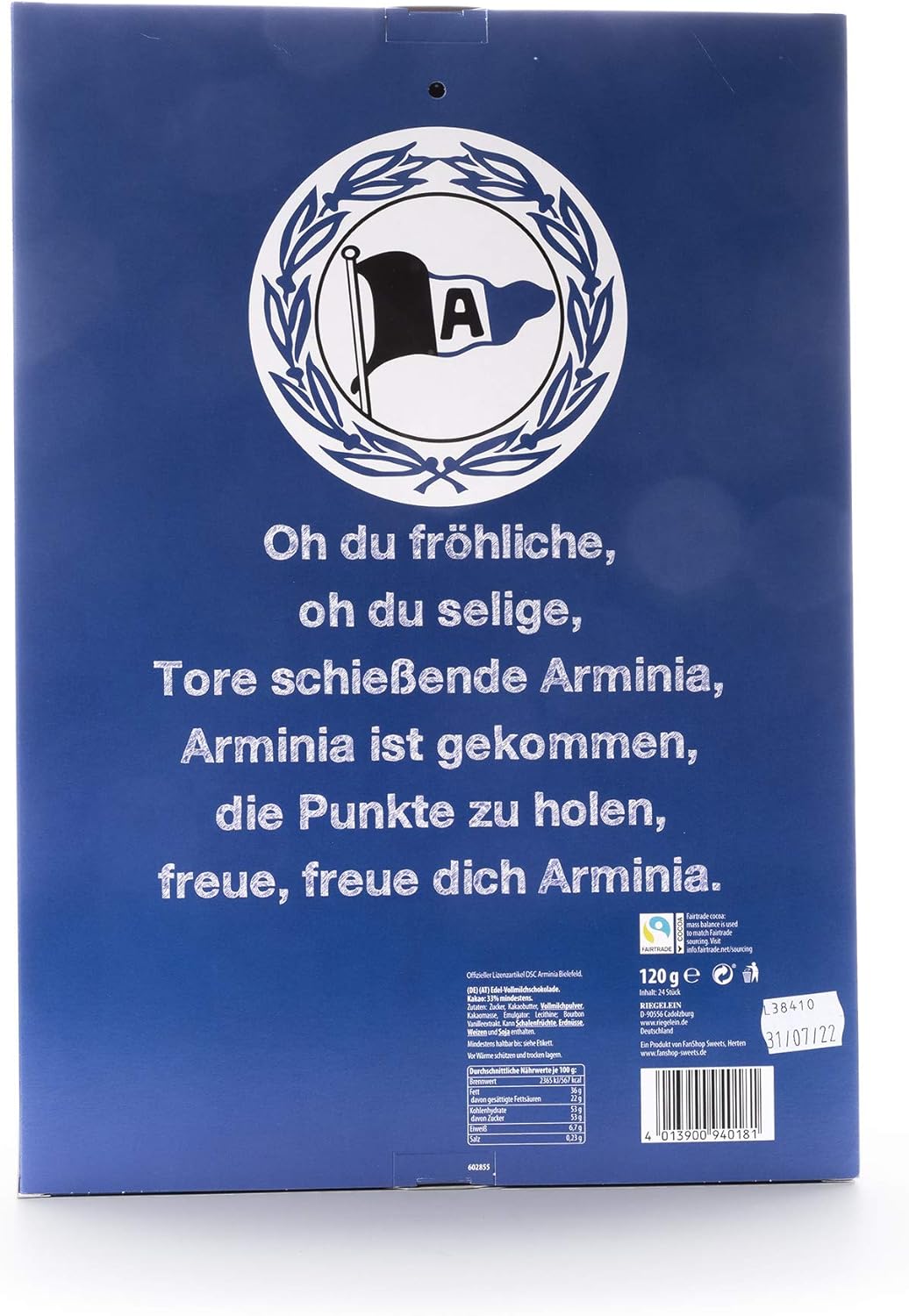 Dsc Arminia Bielefeld Adventskalender 2020 Amazon De Sport Freizeit