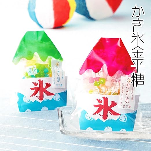 Amazon かき氷金平糖 かわいい 贈り物 プチギフト 夏 和風 日本 かき氷金平糖 メロン 10個 10点 Undersell アンダーセル 生活雑貨 通販