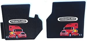 Amazon Com Freightliner Columbia Black All Weather Rubber Floor