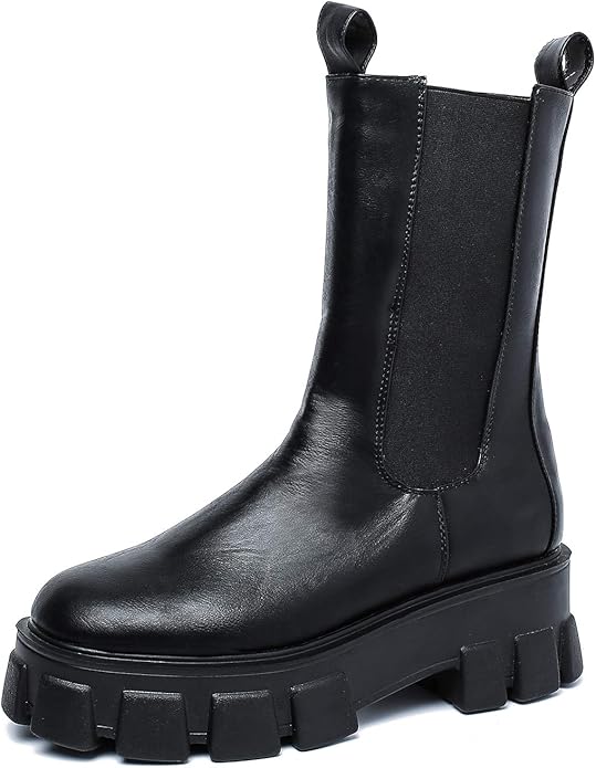 Dottie Womens Chelsea Chunky Platform