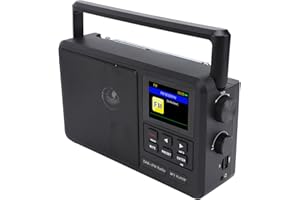 Portable FM Radio, CS-806 Large Tuning Knob Shortwave Radio with Best Reception, Plug in Wall or Battery Operated Internet Ra