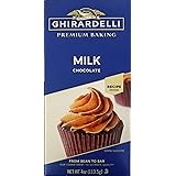 Ghirardelli Chocolate Baking Bar, Milk Chocolate, 4-Ounce Bars (Pack of 6)
