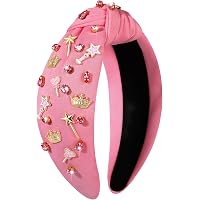 Amazon.com : JERTOCLE Pink Witch Headbands for Women  display picture 2