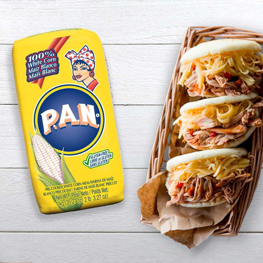 P.A.N. White Corn Meal Precooked Gluten Free and Kosher Flour for