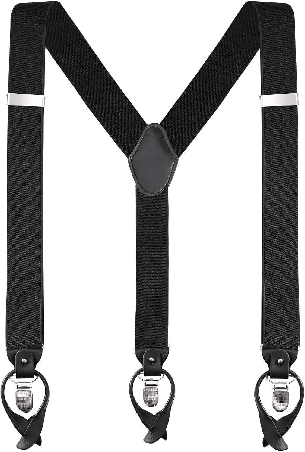 Suspenders Clothing & Accessories Men Suspenders 3 Clips Genuine