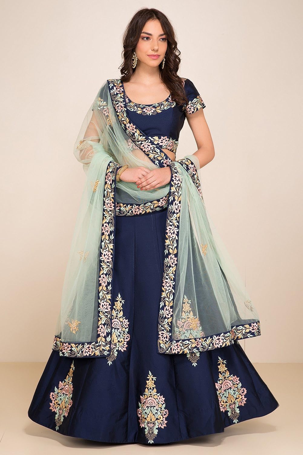 zeel clothing silk lehenga choli