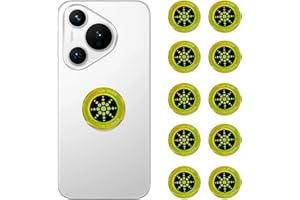 GENERIC Blockers Equipment Stickers,10 Pieces of Cell Phone Protection Neutralizers Stickers,Suitable for All Phones Tablets Laptops Computer WiFi All Devices（Gold）