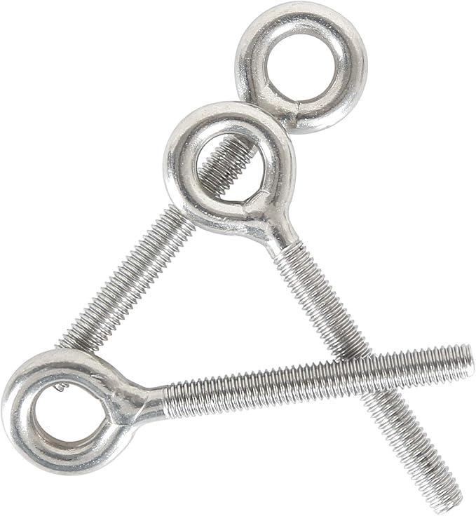 M8 Eye Bolts 304 Stainless Steel Ring Bolts Welded Closed Screw Rod Eye