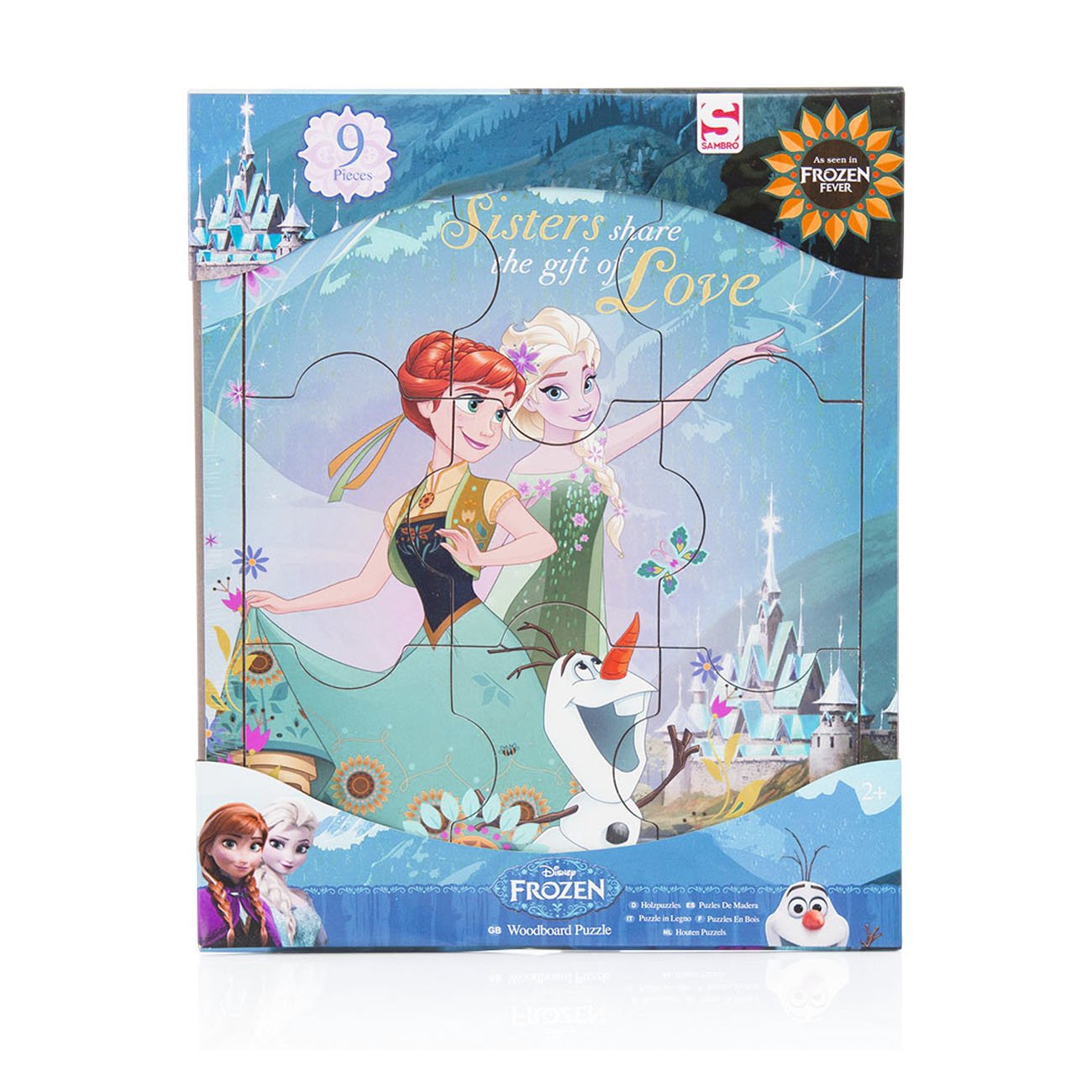 Sambro Frozen Single Wood Board Puzzle