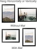 RUN HELIX A3 Picture Frame Wood Black with Plexiglass 29.7x42 cm view 4