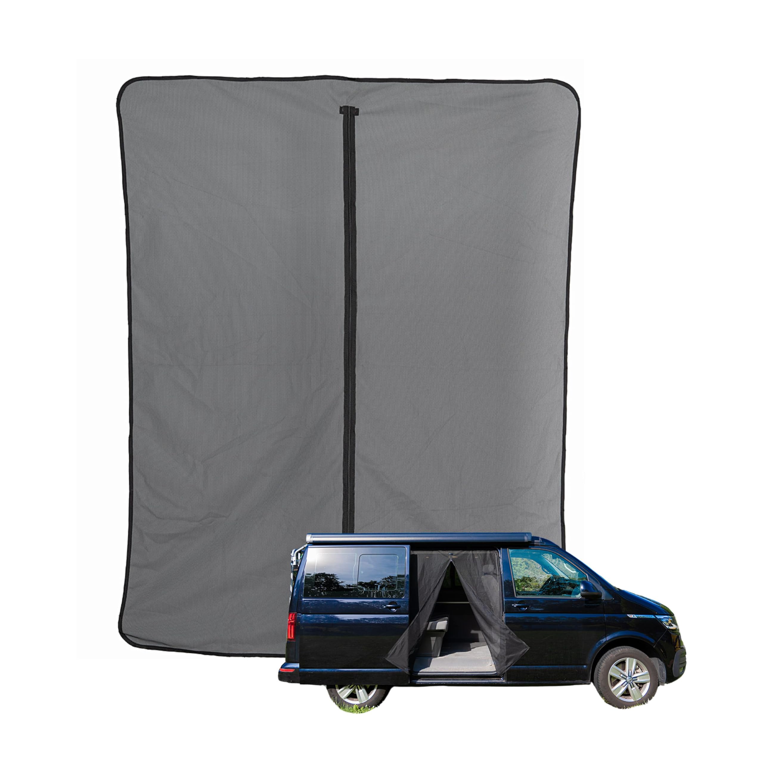 Magnetic mosquito net for camper van futura8, fits vw T4,T5,T6 - Vito, Tourneo, Duncan, durable nylon mesh, insect screen, easy install, strong magnets