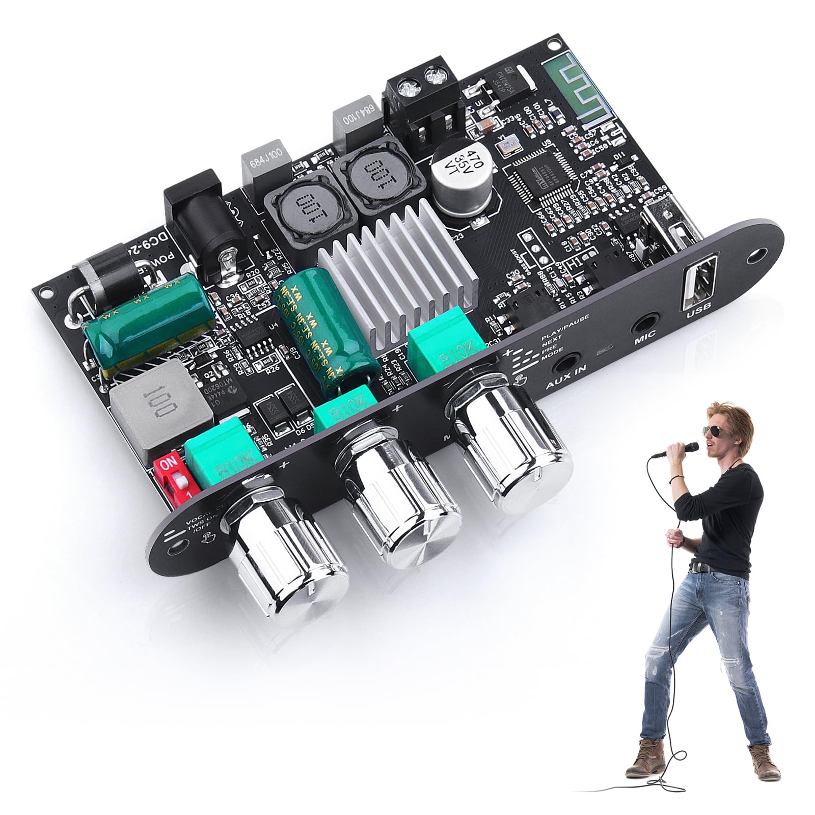ZK-1001UM Bluetooth Amp 100W Mono Amplifier Board