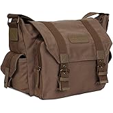 CADeN Camera Bag Case Canvas Compatible for Nikon, Canon, Sony DSLR/SLR Mirrorless Camera with Tripod Holder, Camera Shoulder