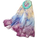 Shanlin Super Large Silk Feel Floral Scarves for Women in Gift Box