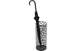 Yamazaki Home Umbrella Stand - Storage for Umbrellas and Walking Canes Steel One Size Black