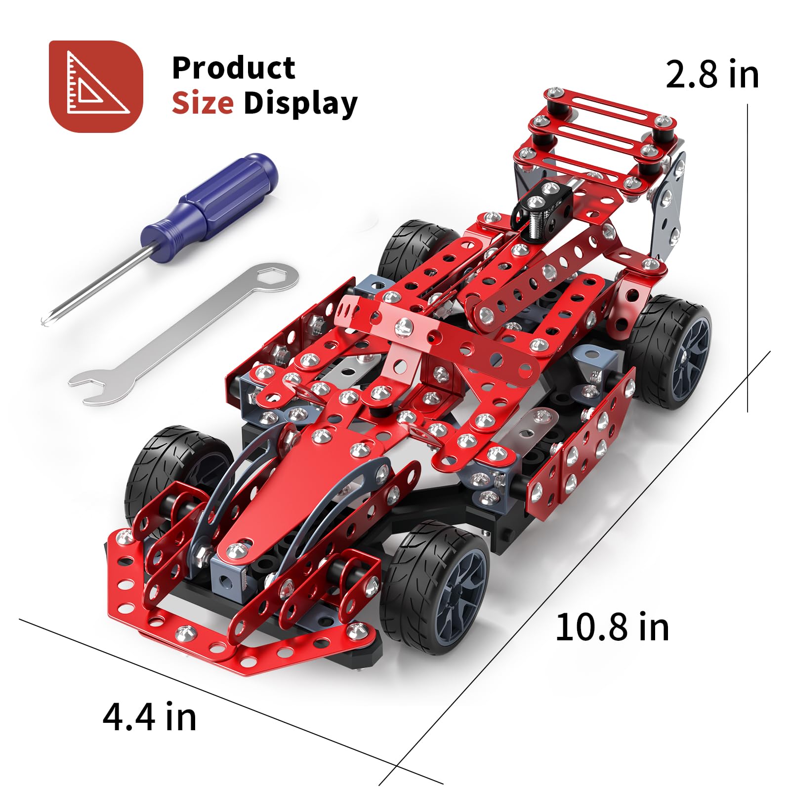 STEM Building Projects Toys - Model Car Kit DIY Building STEM Projects Toys for Kids Boys Girls Ages 8-12-16, Assembly Science Kit Model Car Birthday Gift Toy for Kids Boys 8 9 10 11 12 Years Old