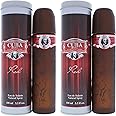 Cuba Red 3.3. fl. oz. Eau De Toilette Spray | Fragrance for Men (Pack of 2)