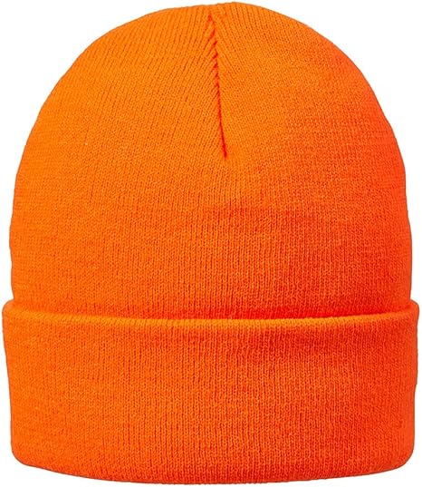 Amazon.com: Hot Shot Men's Cuff Knit Hat - Blaze Orange ...