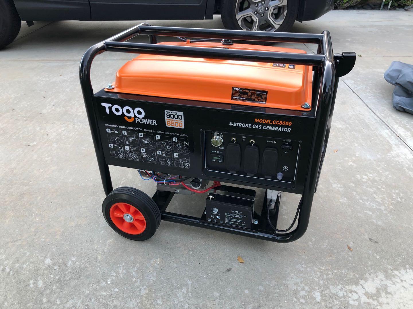 33/mo Finance Togo Power Portable Generator, 3600 Peak Watts 120