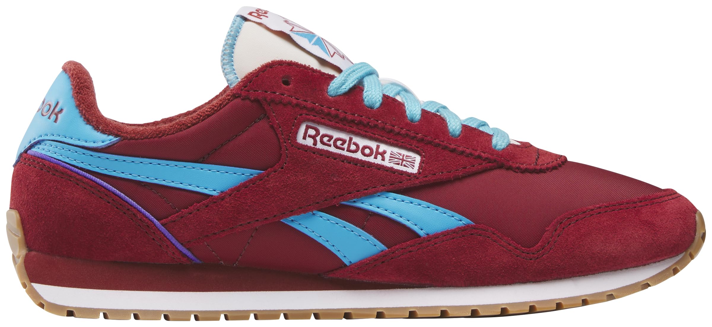 Reebok Women's Classic AZ Sneaker, Retro Red/Retro Red/Future Cyan, Women's Size 5.5 Image