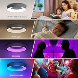 Matane 24W RGB LED Ceiling Light with Remote 3000K-6500K 2400LM Grey view 2