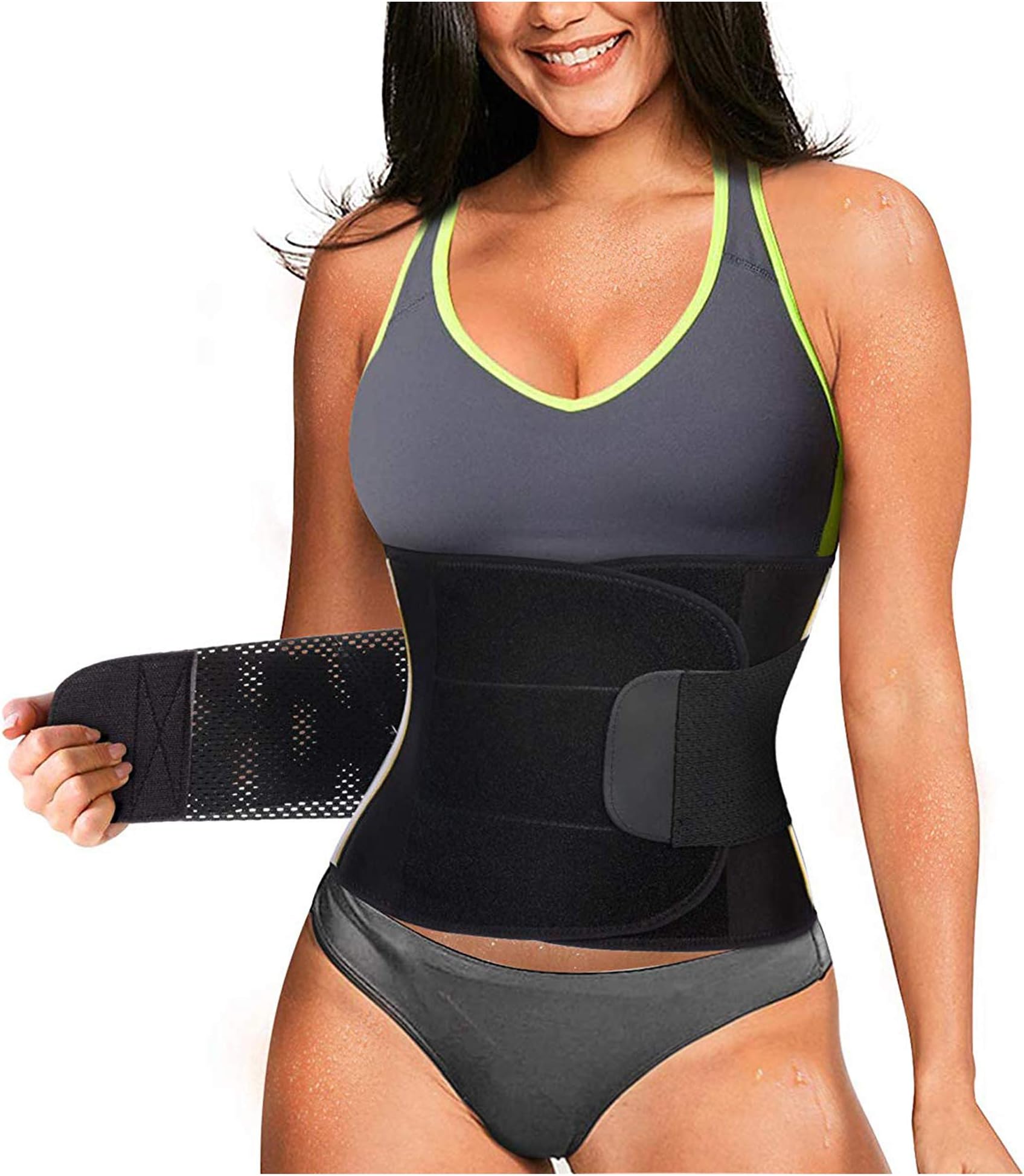 Women Hourglass Waist Trainer Trimmer Belt Body Shaper Belly Fat Burner Hot Neoprene Sauna Sweat Band