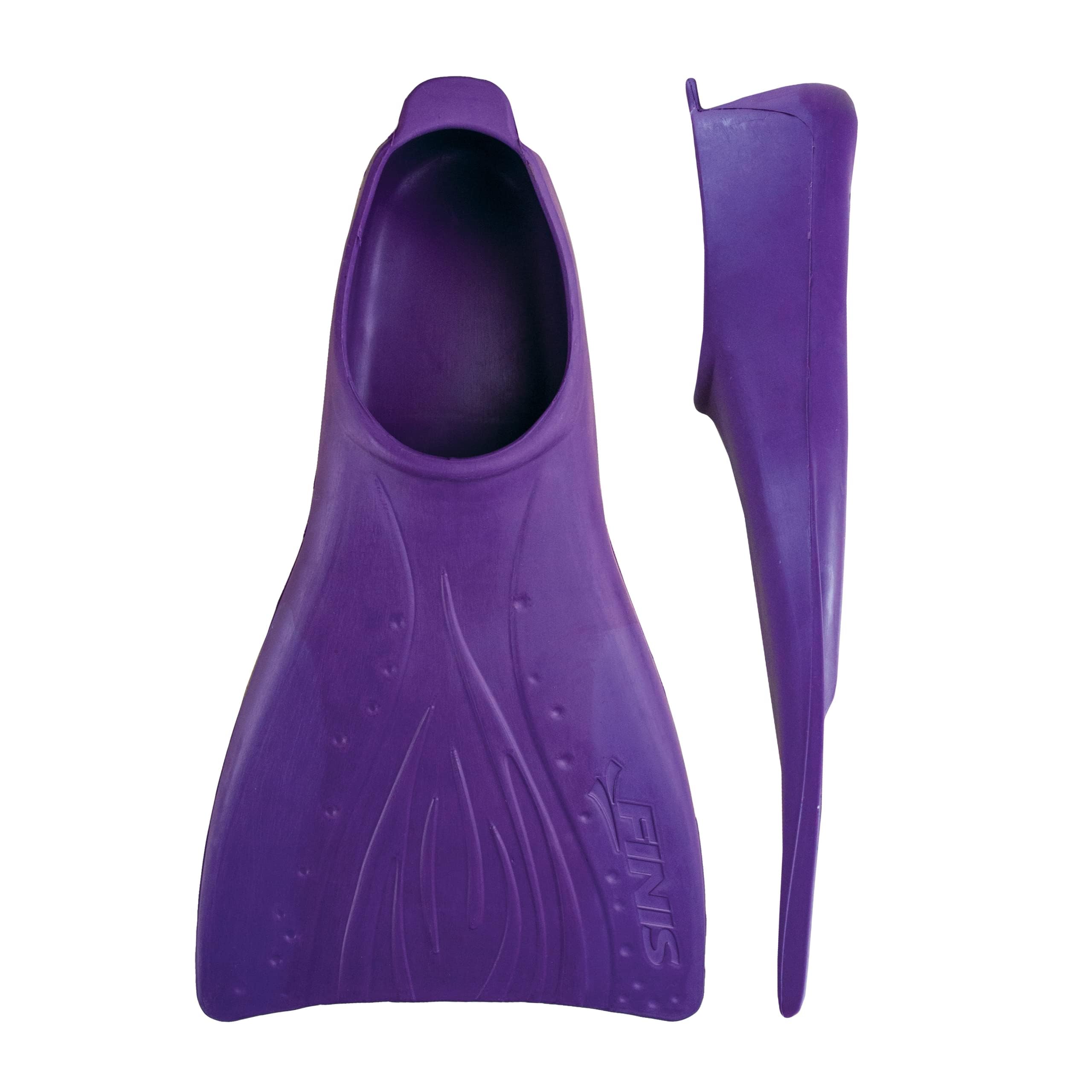 FINIS Children's Booster Swim Fin, Purple, Size 6 - 8 UK