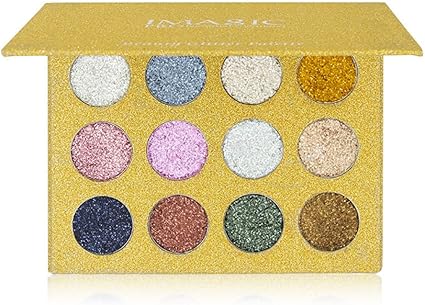 Imagic 12 Color Glitter Eyeshadow Palette Makeup Eye Shadow