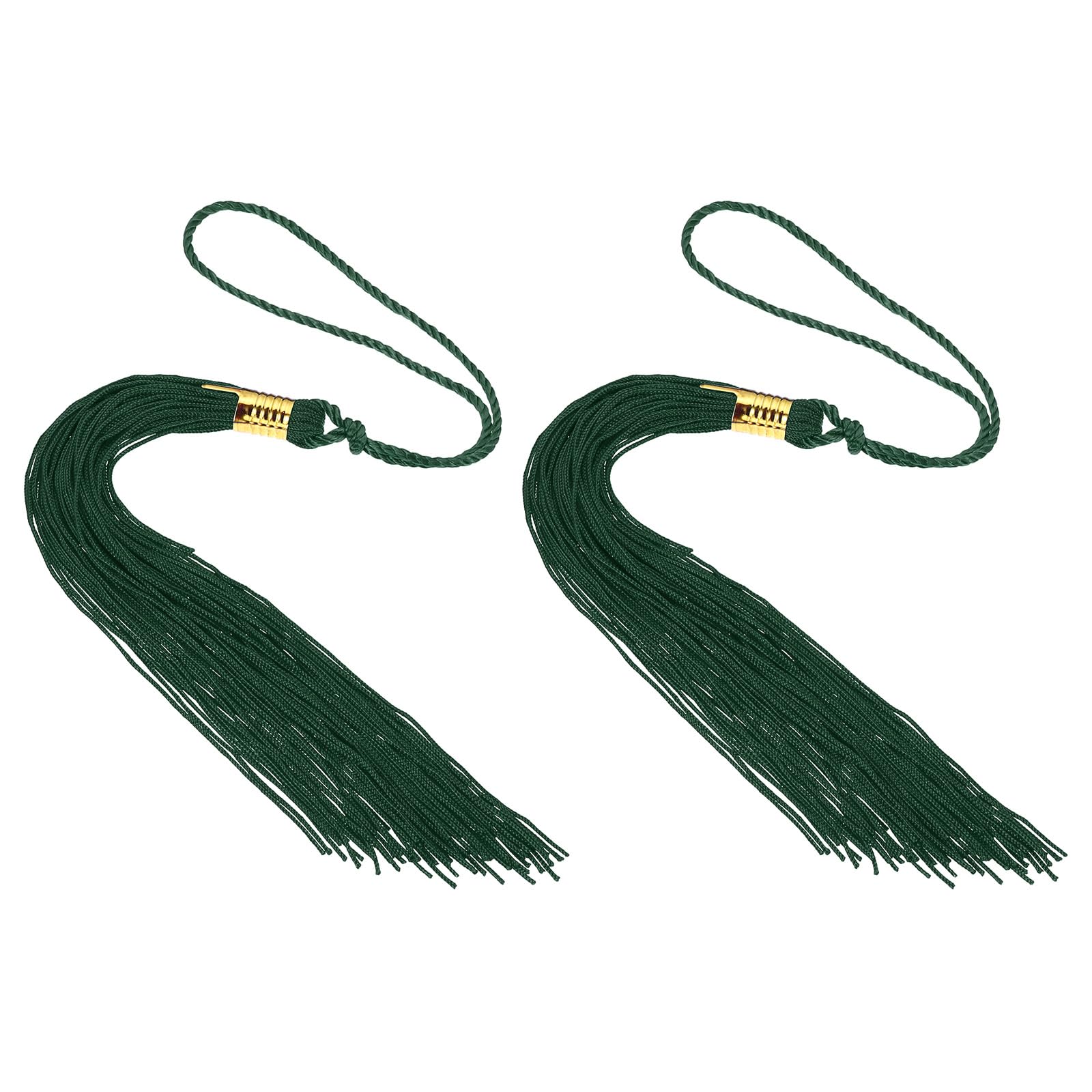 PATIKIL Tassel Graduation, 2 Pcs Graduation Cap Tassel for Graduation Cap Decorate Tassel Charm for Graduation Party Ceremonies Souvenir, Green