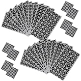 1548 Pcs 3D Scanner Markers, 1100 + 448 PCS 6mm &amp; 3mm, 30 Sheets | High-Reflectivity Markers for Accurate 3D Scanning, Easy to Apply &amp; Remove, Precisied Tracking &amp; Positioning