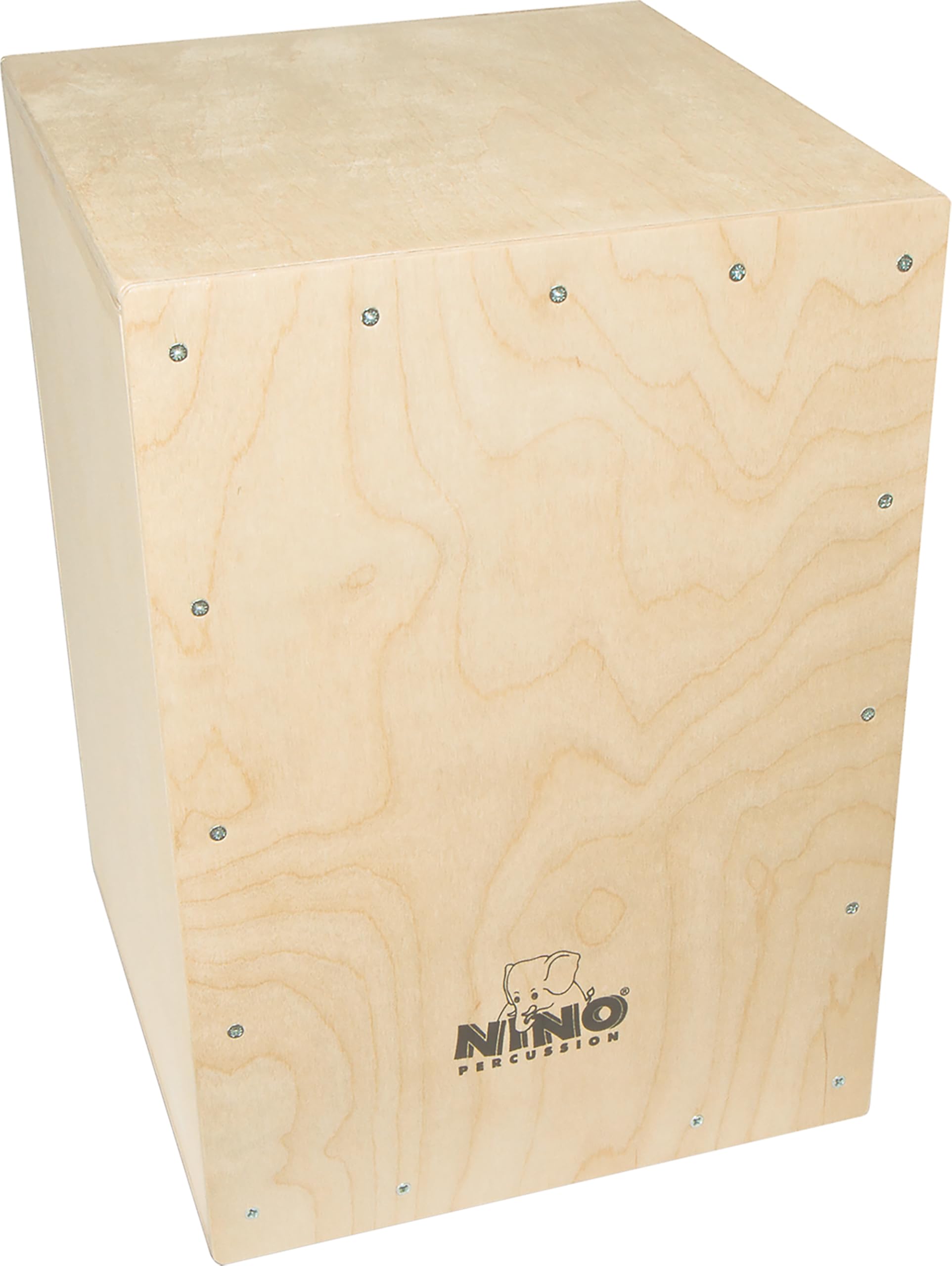 Nino Percussion MYO Cajon Kit - Drum Box for Children from 5 Years for DIY Building - includes Tools - Playing Surface Baltic Birch (NINO951-MYO)