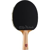 JOOLA Omega Control - Tournament Performance Ping Pong Paddle - Table Tennis Racket for Advanced Training with Flared Handle - Includes Vizon Table Tennis Rubber - Designed for Control