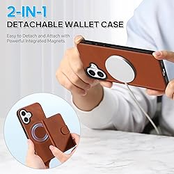 SHIELDON Genuine Leather Case for iPhone 16