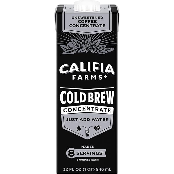 CALIFIA FARMS – UNSWEETENED COLD BREW COFFEE CONCENTRATE,...