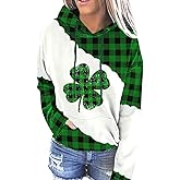For G and PL Women's St. Patrick's Day Lucky Green Irish Hoodie Collection S-XXL